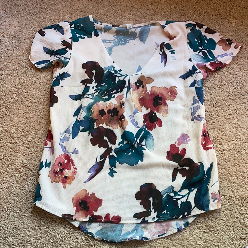 Target V-Neck floral top
